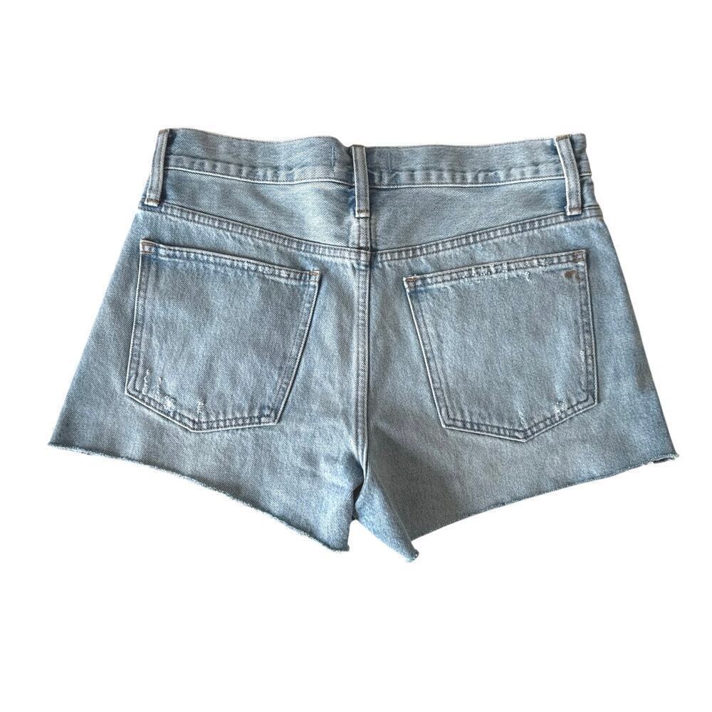 Madewell Women’s Relaxed Denim High Rise Cutoff Shorts Raw Edge Size 26 EUC - Picture 4 of 13
